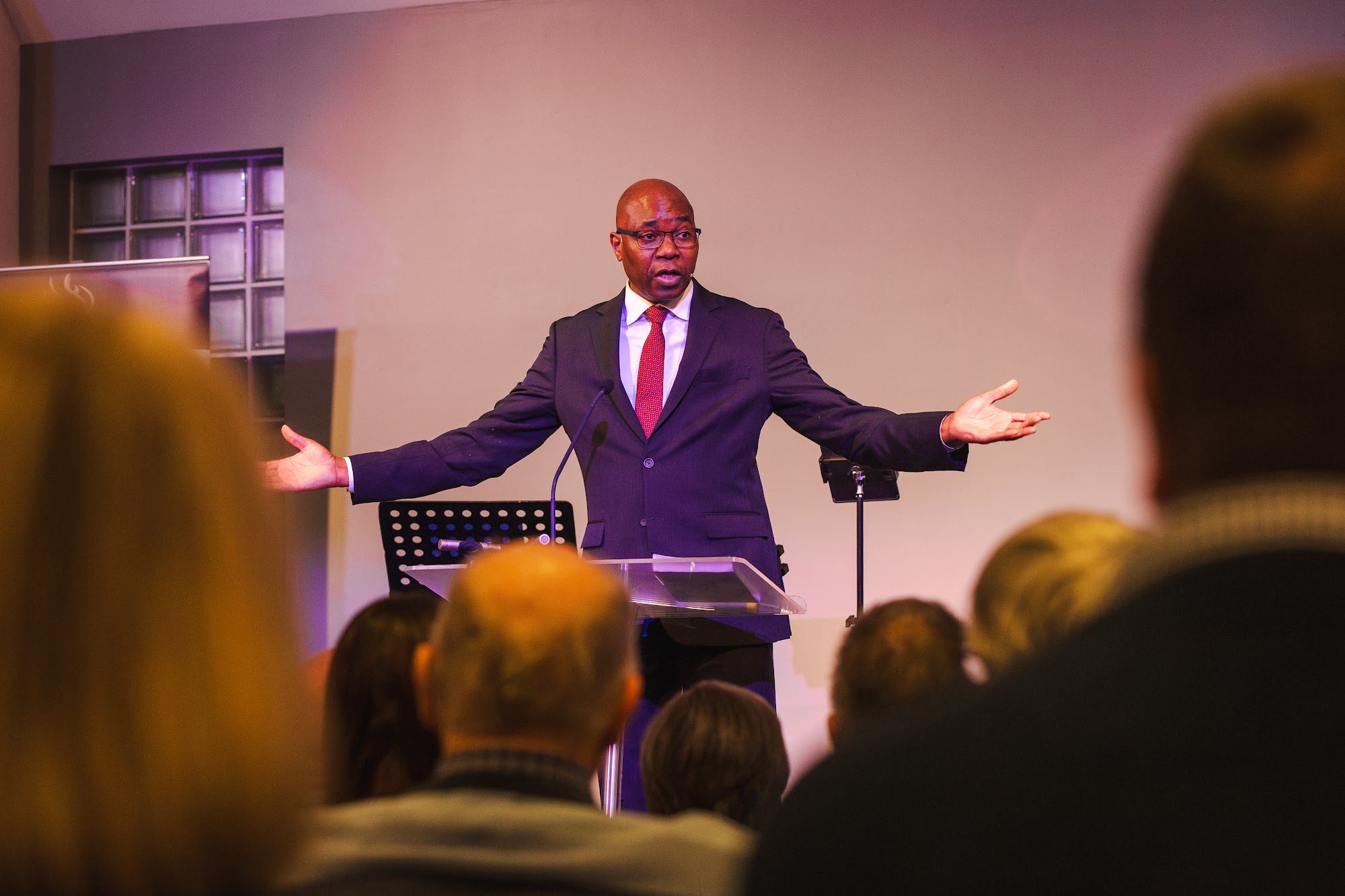 Dr Chambo preaching at District Assembly 2026