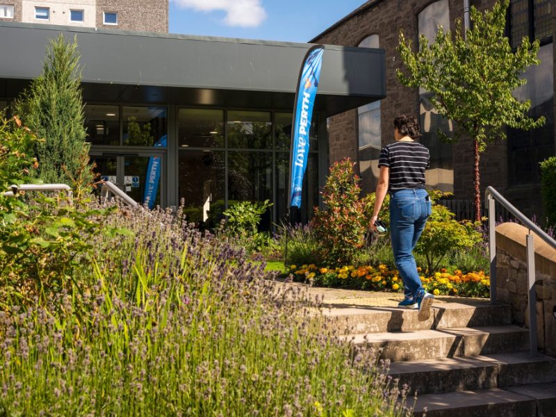 The garden entrance at Perth Trinity Church of the Nazarene